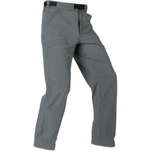 imageFREE SOLDIER Mens Outdoor Cargo Hiking Pants with Belt Lightweight Waterproof Quick Dry Tactical Pants Nylon Spandex Dark Gray 32W32L