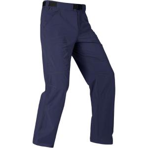 imageFREE SOLDIER Mens Outdoor Cargo Hiking Pants with Belt Lightweight Waterproof Quick Dry Tactical Pants Nylon Spandex Navy 32W30L