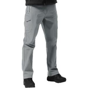 imageFREE SOLDIER Mens Outdoor Softshell Fleece Lined Cargo Pants Snow Ski Hiking Pants with BeltGlacier Gray