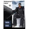 imageFREE SOLDIER Mens Insulated Waterproof Snow Bibs Ski OverallsBlack