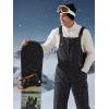 imageFREE SOLDIER Mens Insulated Waterproof Snow Bibs Ski OverallsBlack
