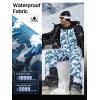 imageFREE SOLDIER Mens Insulated Waterproof Snow Bibs Ski OverallsCamo Blue