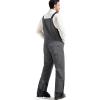 imageFREE SOLDIER Mens Insulated Waterproof Snow Bibs Ski OverallsGray