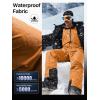 imageFREE SOLDIER Mens Insulated Waterproof Snow Bibs Ski OverallsOrange