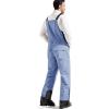 imageFREE SOLDIER Mens Insulated Waterproof Snow Bibs Ski OverallsTitanium Blue