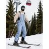 imageFREE SOLDIER Mens Insulated Waterproof Snow Bibs Ski OverallsTitanium Blue