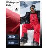 imageFREE SOLDIER Mens Insulated Waterproof Snow Bibs Ski OverallsUrban Red