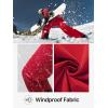 imageFREE SOLDIER Mens Insulated Waterproof Snow Bibs Ski OverallsUrban Red