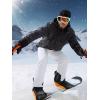 imageFREE SOLDIER Mens Insulated Waterproof Snow Bibs Ski OverallsWhite