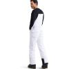 imageFREE SOLDIER Mens Insulated Waterproof Snow Bibs Ski OverallsWhite