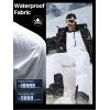 imageFREE SOLDIER Mens Insulated Waterproof Snow Bibs Ski OverallsWhite