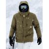 imageFREE SOLDIER Mens Waterproof Ski Jacket Fleece Lined Warm Winter Snow Coat with Hood Fully Taped SeamsArmy Green
