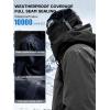 imageFREE SOLDIER Mens Waterproof Ski Jacket Fleece Lined Warm Winter Snow Coat with Hood Fully Taped SeamsCharcoal Gray