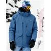 imageFREE SOLDIER Mens Waterproof Ski Jacket Fleece Lined Warm Winter Snow Coat with Hood Fully Taped SeamsIndigo Blue
