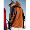 imageFREE SOLDIER Mens Waterproof Ski Jacket Fleece Lined Warm Winter Snow Coat with Hood Fully Taped SeamsOrange