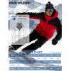imageFREE SOLDIER Mens Waterproof Ski Jacket Fleece Lined Warm Winter Snow Coat with Hood Fully Taped SeamsUrban Red