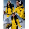 imageFREE SOLDIER Womens Waterproof Ski Snow Jacket Warm Fleece Lined Winter Rain Jacket with Hood Fully Taped SeamsGinger Yellow