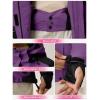 imageFREE SOLDIER Womens Waterproof Ski Snow Jacket Warm Fleece Lined Winter Rain Jacket with Hood Fully Taped SeamsViolet Purple