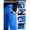 imageFREE SOLDIER Mens Waterproof Snow Insulated Pants Winter Skiing Snowboarding Pants with Zipper PocketsMarina Blue