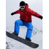 imageFREE SOLDIER Mens Waterproof Snow Insulated Pants Winter Skiing Snowboarding Pants with Zipper PocketsMarina Blue