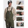 imageFREE SOLDIER Mens Ski Bibs Snow Insulated Waterproof Winter Overalls Ripstop Snowboarding PantsArmy Green