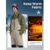 imageFREE SOLDIER Mens Ski Bibs Snow Insulated Waterproof Winter Overalls Ripstop Snowboarding PantsKhaki