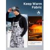 imageFREE SOLDIER Mens Snow Bibs Ski Pants Softshell Waterproof Insulated Warm Snow Pants Windproof Ski Bib OverallsCamo Black