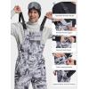 imageFREE SOLDIER Mens Snow Bibs Ski Pants Softshell Waterproof Insulated Warm Snow Pants Windproof Ski Bib OverallsCamo Black