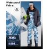 imageFREE SOLDIER Mens Snow Bibs Ski Pants Softshell Waterproof Insulated Warm Snow Pants Windproof Ski Bib OverallsCamo Blue