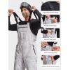 imageFREE SOLDIER Mens Snow Bibs Ski Pants Softshell Waterproof Insulated Warm Snow Pants Windproof Ski Bib OverallsCamo White