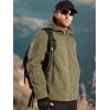 imageFREE SOLDIER Mens Fleece Jackets Full Zip Casual Outdoor Military Tactical Hoodie Jacket Windproof Warm Winter CoatsArmy Green