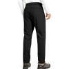 imageFREE SOLDIER Mens Fleece Lined Winter Pants Waterproof Warm Sweatpants Athletic Thermal PantsBlack