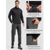 imageFREE SOLDIER Mens Fleece Lined Winter Pants Waterproof Warm Sweatpants Athletic Thermal PantsGray