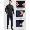 imageFREE SOLDIER Mens Fleece Lined Winter Pants Waterproof Warm Sweatpants Athletic Thermal PantsNavy Blue
