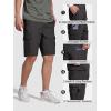 imageFREE SOLDIER Mens Hiking Cargo Shorts Water Resistant Quick Dry Lightweight Shorts for Hiking Cargo Casual with 8 PocketsBlack