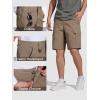 imageFREE SOLDIER Mens Hiking Cargo Shorts Water Resistant Quick Dry Lightweight Shorts for Hiking Cargo Casual with 8 PocketsCoyote Brown