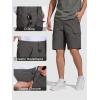 imageFREE SOLDIER Mens Hiking Cargo Shorts Water Resistant Quick Dry Lightweight Shorts for Hiking Cargo Casual with 8 PocketsGray