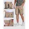 imageFREE SOLDIER Mens Hiking Cargo Shorts Water Resistant Quick Dry Lightweight Shorts for Hiking Cargo Casual with 8 PocketsKhaki
