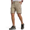 imageFREE SOLDIER Mens Hiking Pants Convertible Waterproof Lightweight Quick Dry Zip Off Cargo PantsMud
