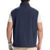 imageFREE SOLDIER Mens Lightweight Golf Vest Outerwear Windproof Sleeveless Softshell Jacket Running VestNavy