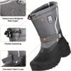 imageFREE SOLDIER Mens Snow Boots Insulated Waterproof Winter Shoes Nonslip Outdoor Footwear with Removable LiningGrey13