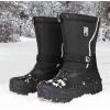 imageFREE SOLDIER Mens Snow Boots Insulated Waterproof Winter Shoes Nonslip Outdoor Footwear with Removable LiningThick Dark Black 11