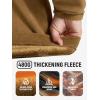 imageFREE SOLDIER Mens Tactical Fleece Lined Jacket Long Sleeve Crewneck Sweatshirts Pullover with Pockets Commando SweaterCoyote Brown