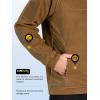 imageFREE SOLDIER Mens Tactical Fleece Lined Jacket Long Sleeve Crewneck Sweatshirts Pullover with Pockets Commando SweaterCoyote Brown