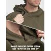 imageFREE SOLDIER Mens Tactical Winter Fleece Pullover Hoodie Warm Long Fleece lined Hooded SweatshirtArmy Green