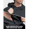 imageFREE SOLDIER Mens Tactical Winter Fleece Pullover Hoodie Warm Long Fleece lined Hooded SweatshirtDark Grey
