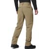 imageFREE SOLDIER Mens Warm Windproof Winter Fleece Lined Pants Hiking ExpandableWaist Softshell Snow Ski PantsKhaki