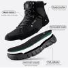 imageFREE SOLDIER Mens Waterproof Hiking Tactical Work Boots 6 Inches Lightweight Military Breathable Desert BootsBlack US 11