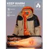 imageFREE SOLDIER Mens Waterproof Ski Winter Jacket Warm Winter Snow Snowboard Coat with Multi Pockets Detachable HoodKhaki