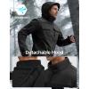 imageFREE SOLDIER Mens Waterproof Softshell Jacket Fleece Lined Outdoor Jacket Tactical Military Hoodie WindbreakerClassic Black